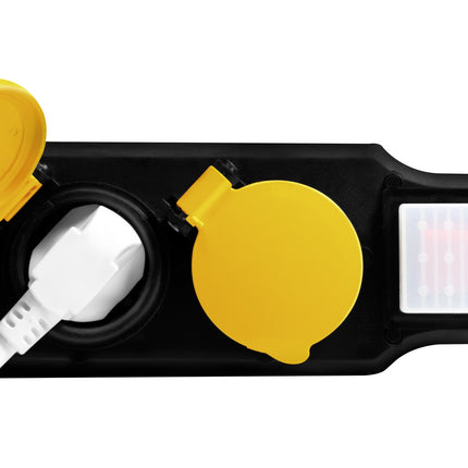 4-way socket outlet with switch Outdoor use IP44