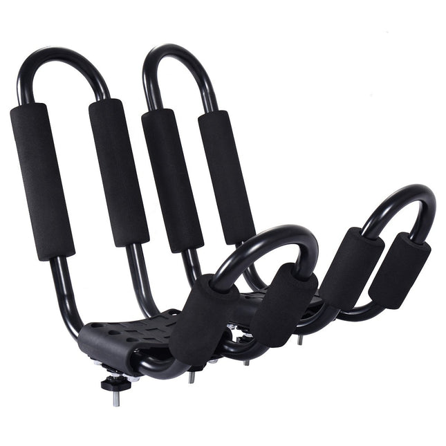 4 x kayak carrier boat holder universal for car roof racks including 4 all-purpose straps