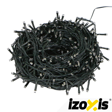 500 LED Warm White Christmas Lights, 35m, 8 Modes, IP44
