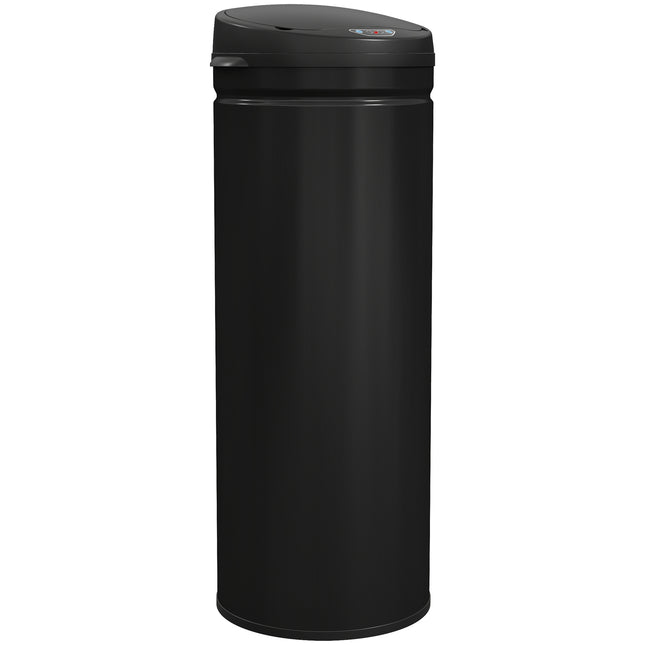 50L Touchless Stainless Steel Trash Can, Soft-Close