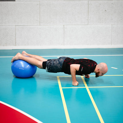 55cm Blue Gym Ball – Anti-Burst, Non-Slip