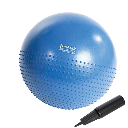 55cm Navy Blue Gym Ball – Anti-Burst, Non-Slip