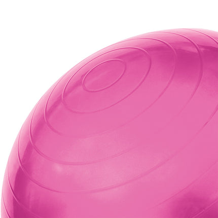 55cm Pink Gym Ball – Anti-Burst, Non-Slip