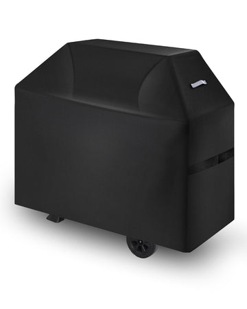 58 Inch BBQ Grill Cover, Waterproof 600D Polyester, Straps