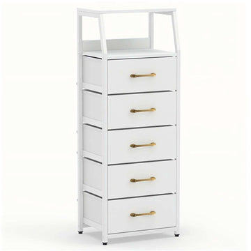 5-Drawer Fabric Storage Cabinet with Anti-Tipping Kits