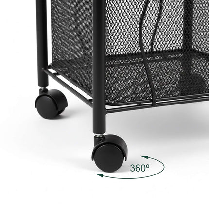 5-Drawer Storage Cart – Slim Rolling Organizer With Casters