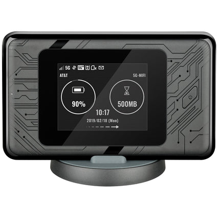 5G WiFi 6 Portable Router, AX1800, 1.6 Gbps, LCD Display