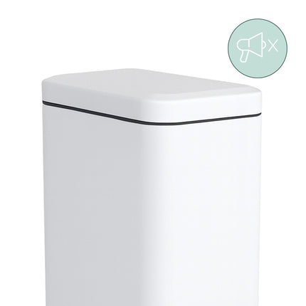 5L Bathroom Bin, Soft-Close, Foot Pedal