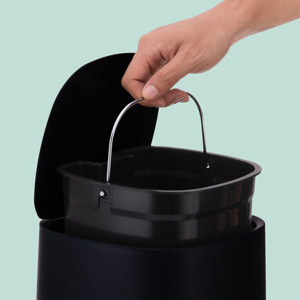 5L Bathroom Bin, Soft-Close, Foot Pedal