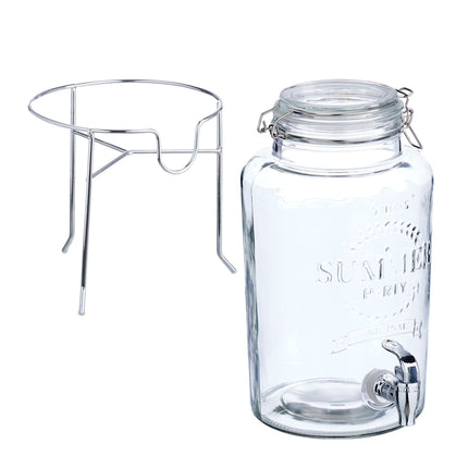 5 L beverage dispenser with stand