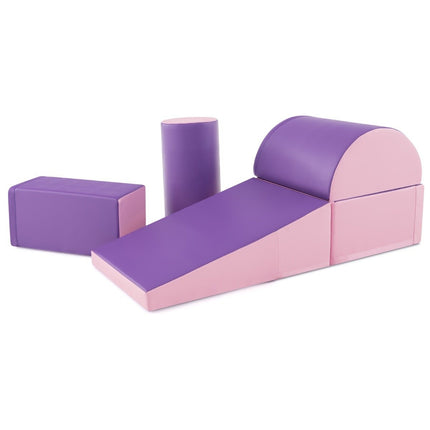 5 PCS. Foam building blocks, giant building blocks for running around and climbing, large building blocks, purple