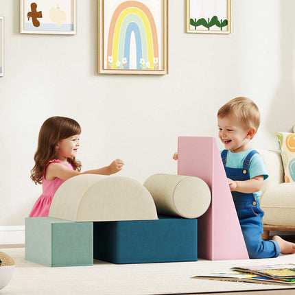 5-Piece Foam Block Set for Toddlers, Soft & Colorful