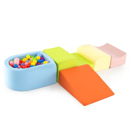 5-Piece Soft Foam Climbing Set with Ball Pit