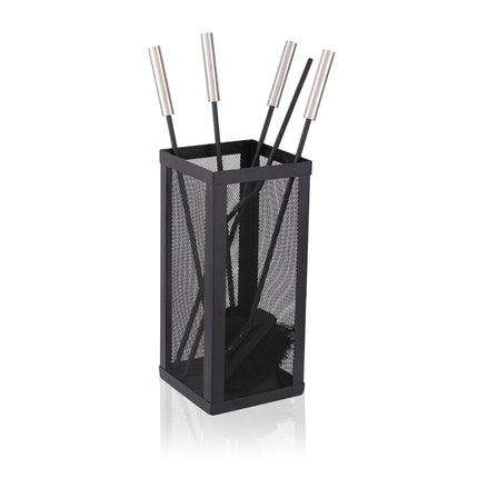 5-Piece Stainless Steel Fireplace Tool Set