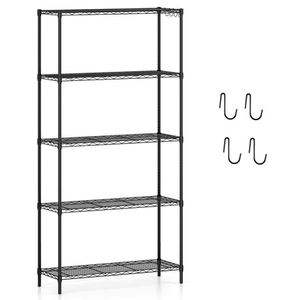 5-Tier Adjustable Metal Storage Shelf – Heavy Duty