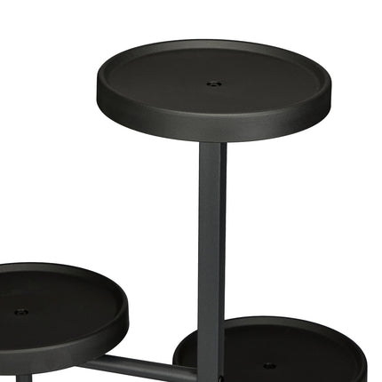 5-Tier Metal & Plastic Plant Stand