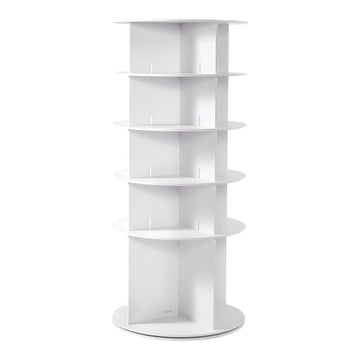 5-Tier Rotating Shoe Rack Tower, 360-Degree, Holds 20 Pairs