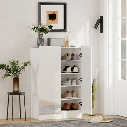 5-Tier Shoe Cabinet, Adjustable Shelves, Holds 20 Pairs