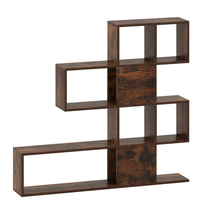 5-Tier Wooden Ladder Bookshelf, 120x19.5x109 cm, Brown