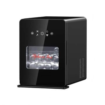 5 cm Sphere Ice Maker, 150 Daily Capacity, 1.6L Tank, Black