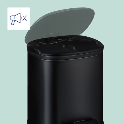 5 l bathroom bucket with 2 containers