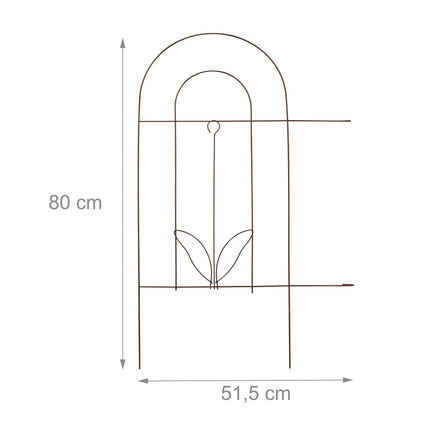 5-part metal bed rail