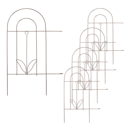 5-part metal bed rail