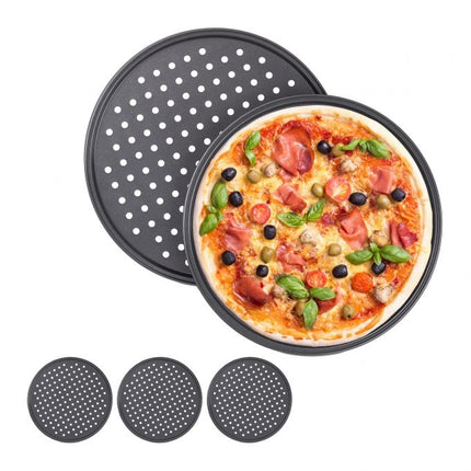 5 pcs. round pizza pans