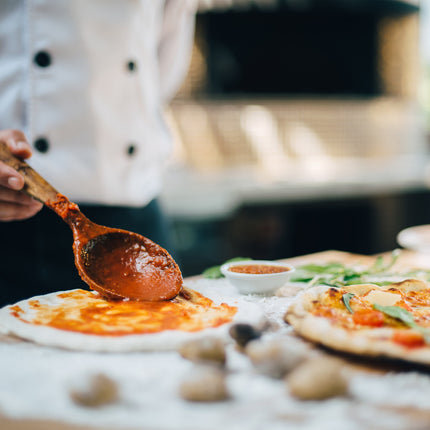 5 pcs. round pizza pans