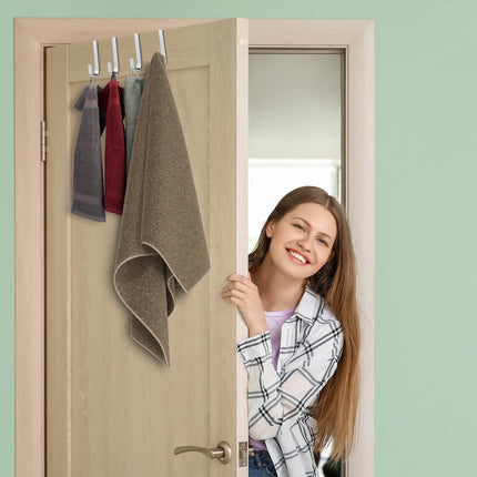 5 pcs. stainless steel door hooks