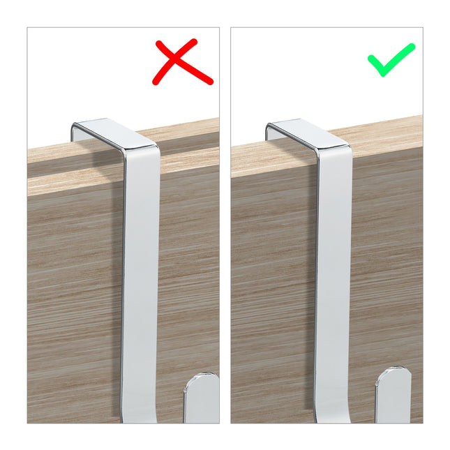 5 pcs. stainless steel door hooks