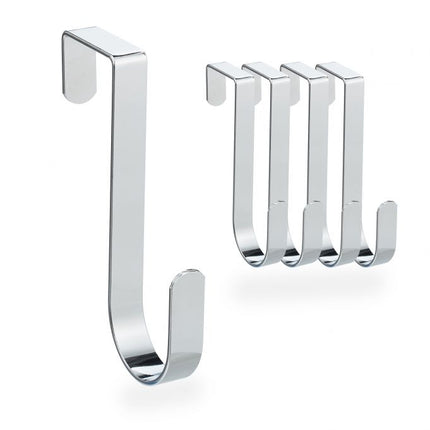 5 pcs. stainless steel door hooks