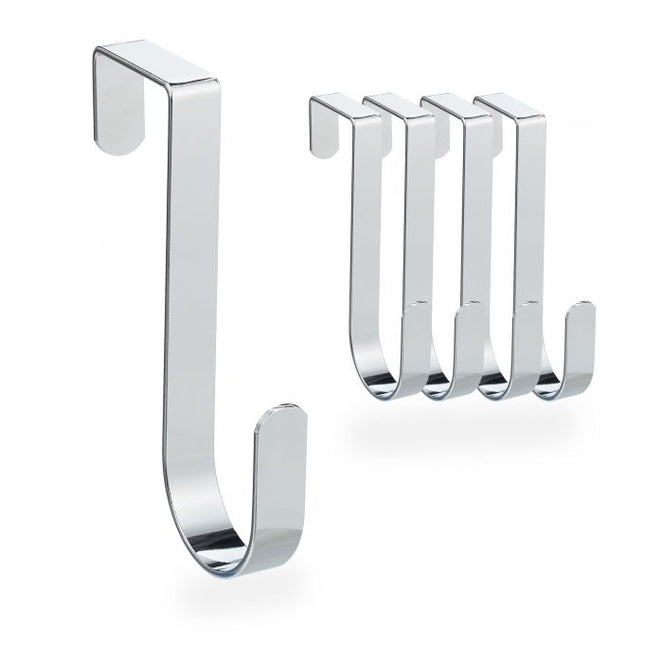 5 pcs. stainless steel door hooks