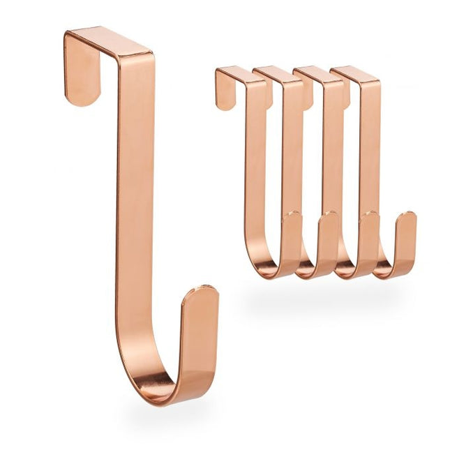 5 pcs. stainless steel door hooks