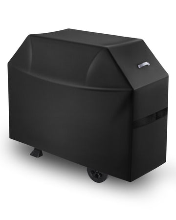 60-Inch Grill Cover, Waterproof 600D Polyester, Straps