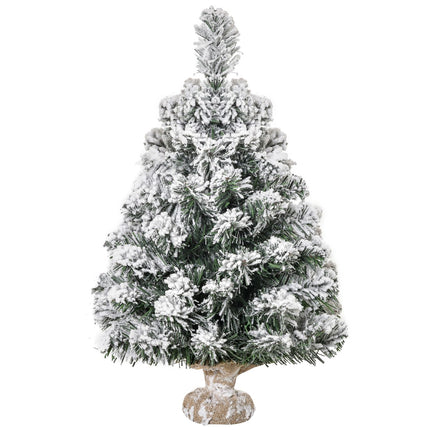 60cm Artificial Christmas Tree with Snow Effect, Indoor Use