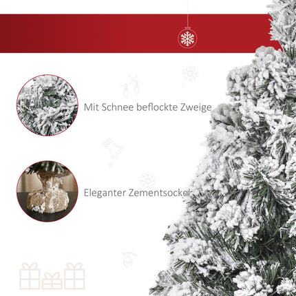 60cm Artificial Christmas Tree with Snow Effect, Indoor Use