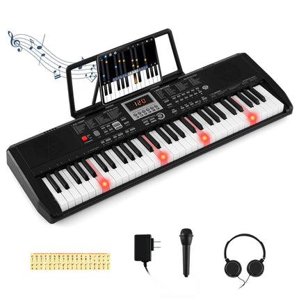 61-Key Portable Keyboard with 200 Rhythms & Tones