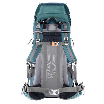 65L Green Tourist Backpack – Lightweight, Durable