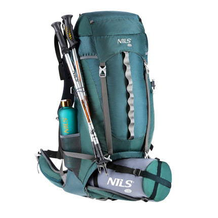 65L Green Tourist Backpack – Lightweight, Durable