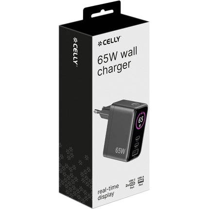 65W PD/QC Charger with Display