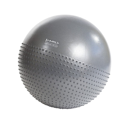 65cm Gray Gym Ball – Anti-Burst, Non-Slip
