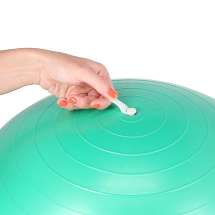 65cm Gray Gym Ball – Anti-Burst, Non-Slip