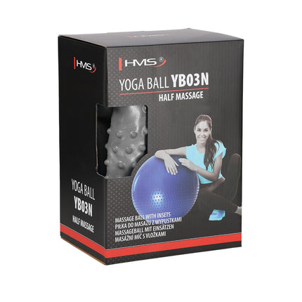 65cm Light Gray Gym Ball for Exercise & Yoga