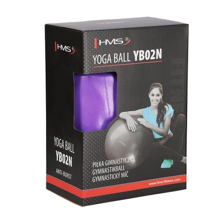 65cm Purple Gym Ball – Anti-Burst, Non-Slip