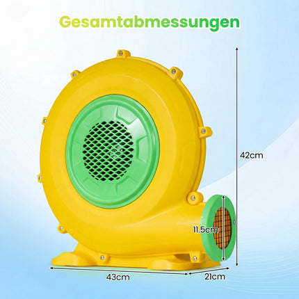 680W Inflatable Blower with Anchors & Handle
