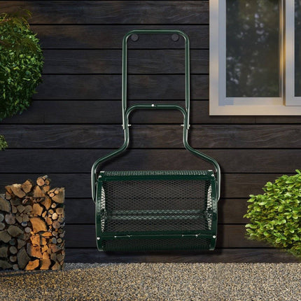 68cm Wide Compost Spreader with Improved Side Bars & U-Shaped Handle Green