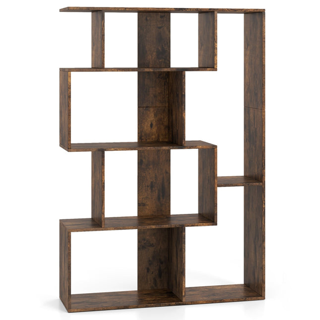 6-Cube Bookshelf with Anti-Tip Safety, Modern Design