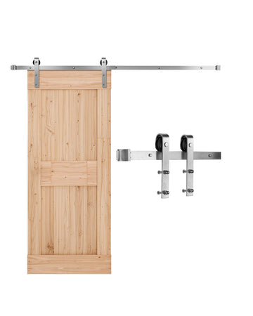 6FT Sliding Barn Door Hardware Kit, 330 lb Capacity