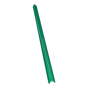 6 Ft U-Channel Sign Posts, 4-Pack Galvanized Steel, Green